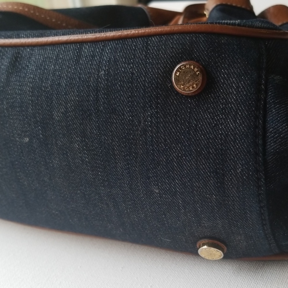 Michael Kors Denim Drawstring Bag - Picture 3 of 6